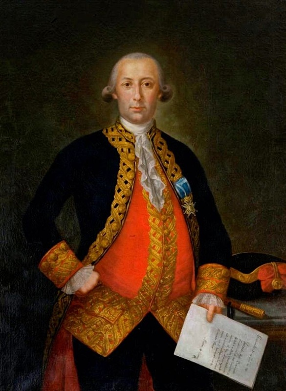 Portrait of Bernardo de Gálvez y Madrid by Carolos Monserrate Carreno